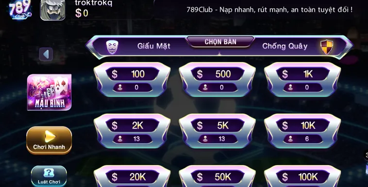 Mậu Binh 789club Nghệ Thuật Sắp Xếp Bài Đẳng Cấp Mang Lại Chiến Thắng Bùng Nổ