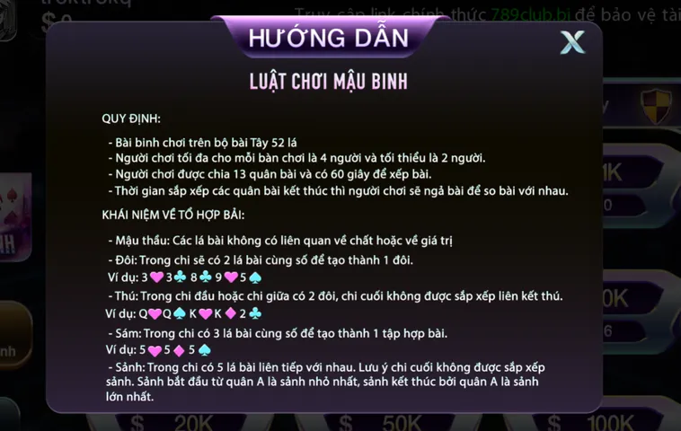 Mậu Binh 789club Nghệ Thuật Sắp Xếp Bài Đẳng Cấp Mang Lại Chiến Thắng Bùng Nổ