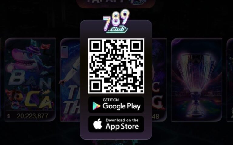 Giao diện tải app 789club